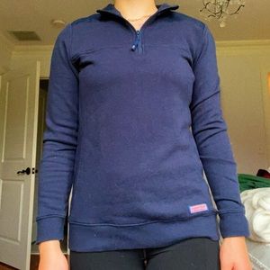 Vineyard Vines Navy Blue Quarter Zip